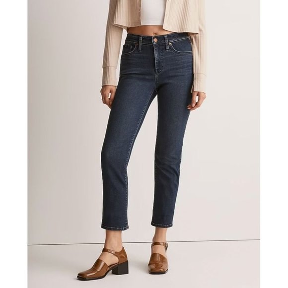 Madewell Denim - Madewell Mid Rise Stovepipe Jeans Dahill Wash Sz 31 NG260